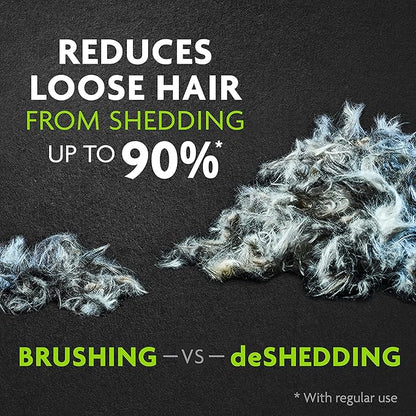 FURminator Small Dog Undercoat deShedding Tool, Long Hair, Reduces Loose Hair from Shedding