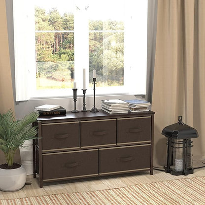 Simple Houseware Wide Dresser for Bedroom