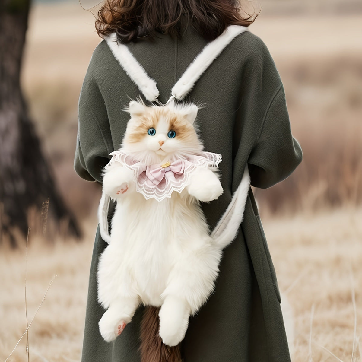 Ragdoll Cat Backpack – Cozy Companion for Travel & School