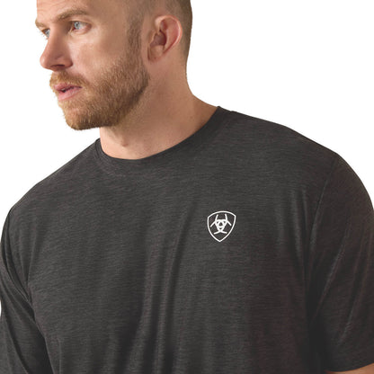 Ariat Mens Short Sleeve Shirt, Digi Shield Western Athletic Tee