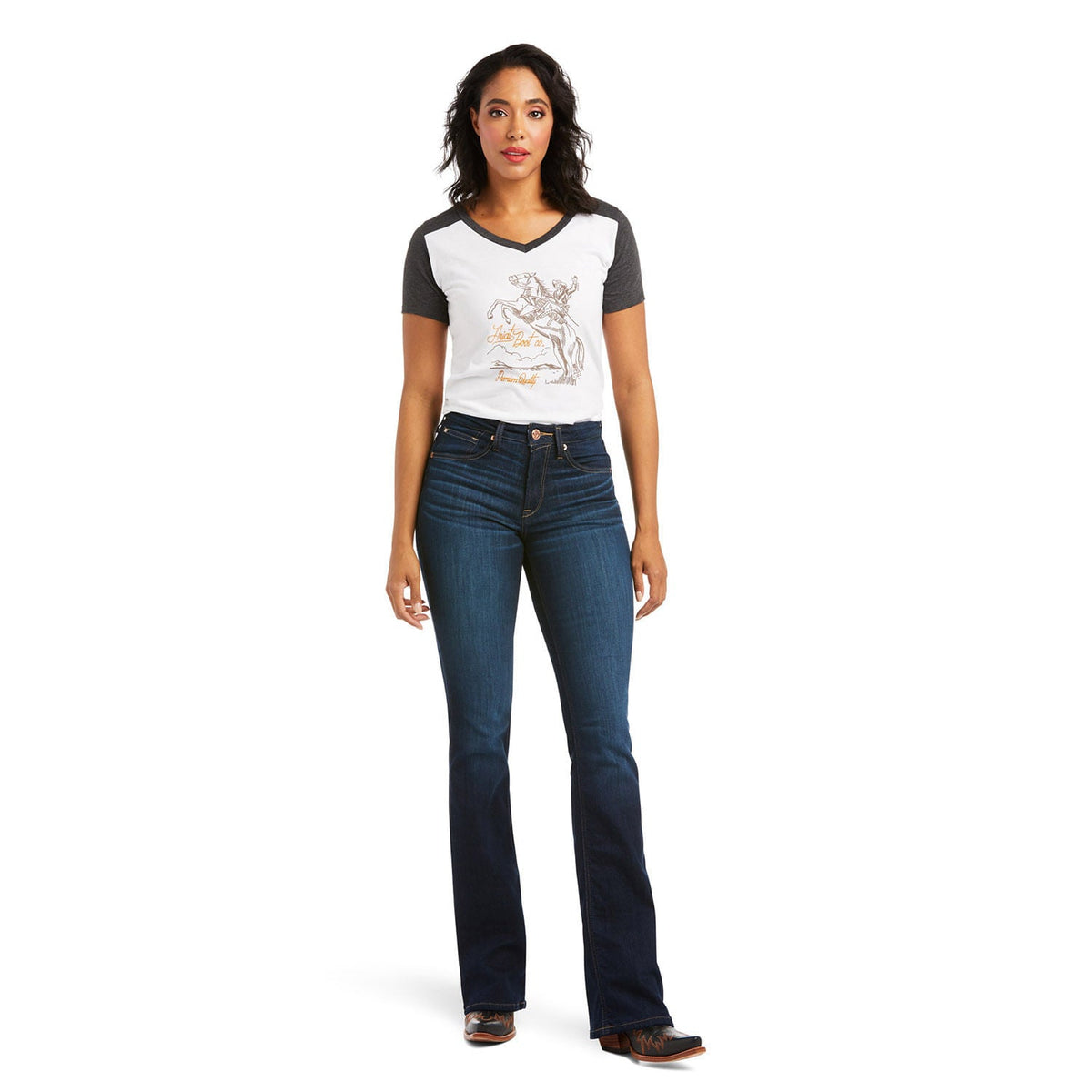 Ariat R.E.A.L. High Rise Ballary Boot Cut Jean