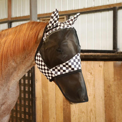 Jeffers Expression Deluxe Mesh Horse Fly Mask with Ears and Nose