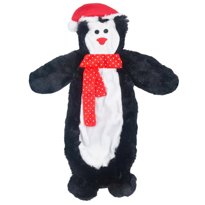 Jeffers Pet Christmas Characters Unstuffed Plush Squeaker Dog Toys, 12"L